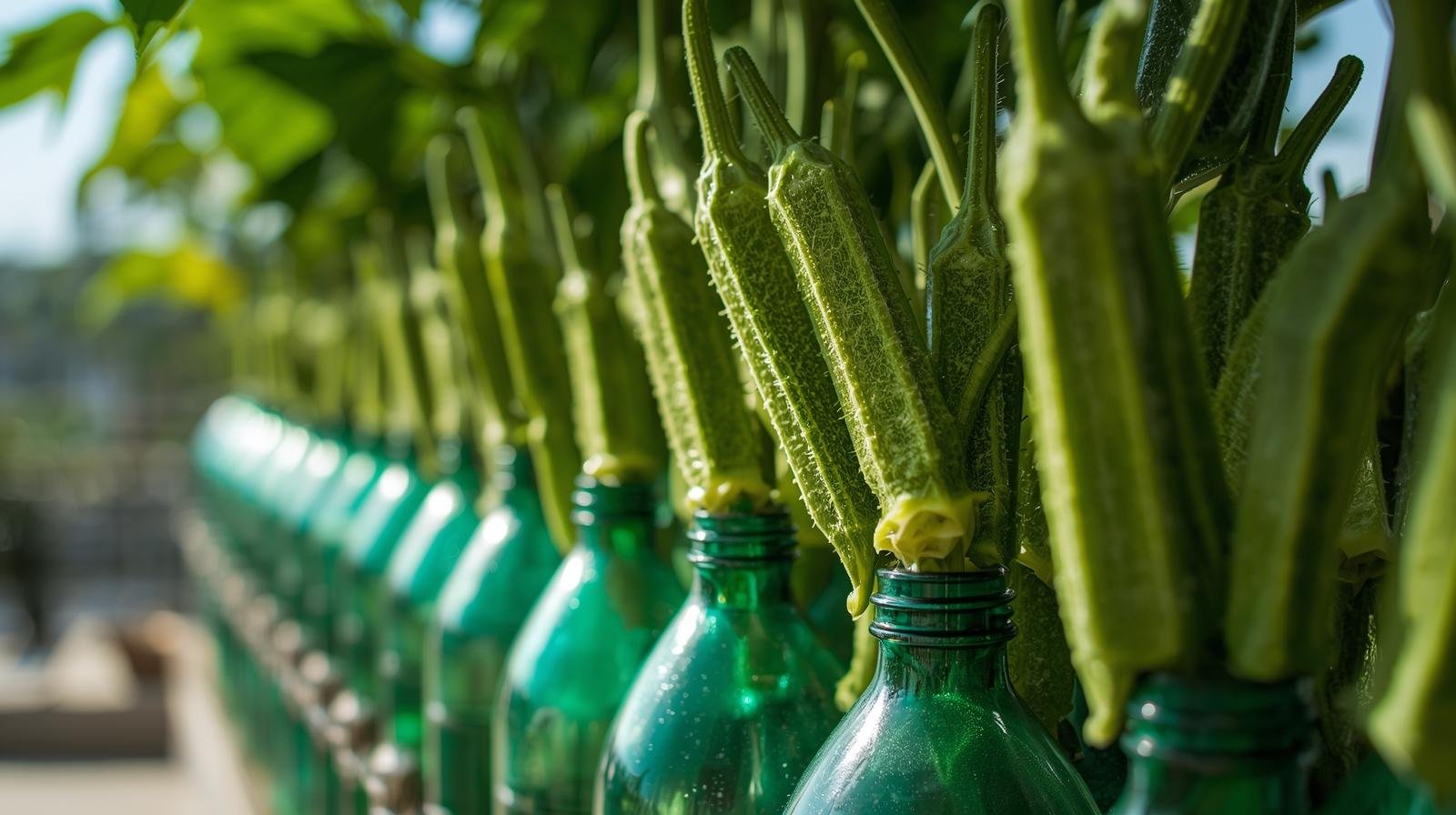 Growing Okra in Plastic Bottles for Big Harvests at Home